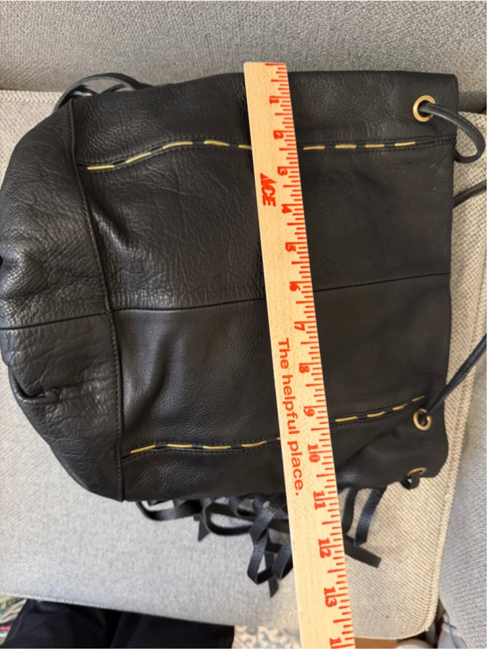 Women's Kelsi Dagger Black Leather Bucket Hobo Bag, One Size